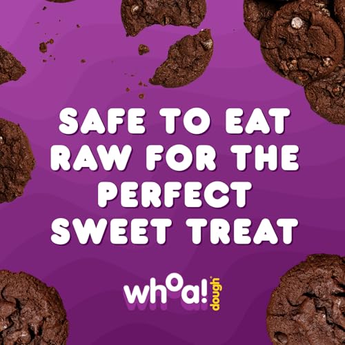 Whoa Dough Ready to Bake Cookie Dough Brownie Batter (6.9 Ounce (Pack of 12))