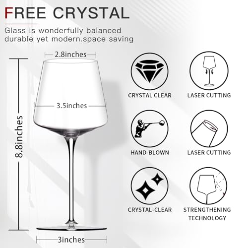 Red Wine Glasses Set of 4 (Red Wine Glasses(4 Count))