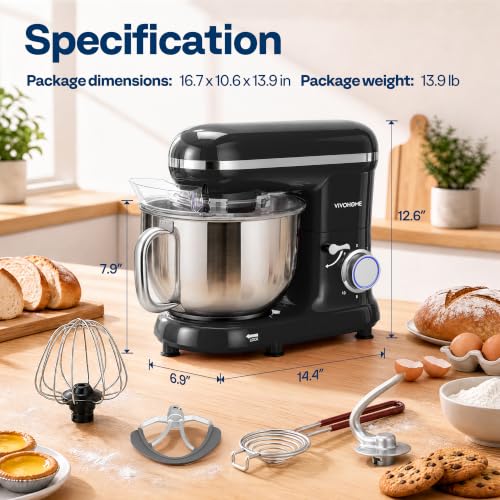 Stand Mixer 6 (Metal Black)