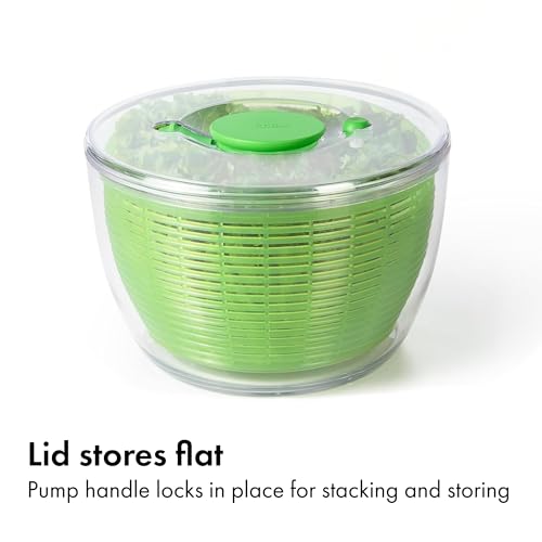 Good Grips 6.22 Qt Salad Spinner (Green / Large)