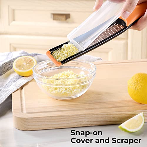 Etched Zester & Grater Set of 2 (Fine and Coarse Set)