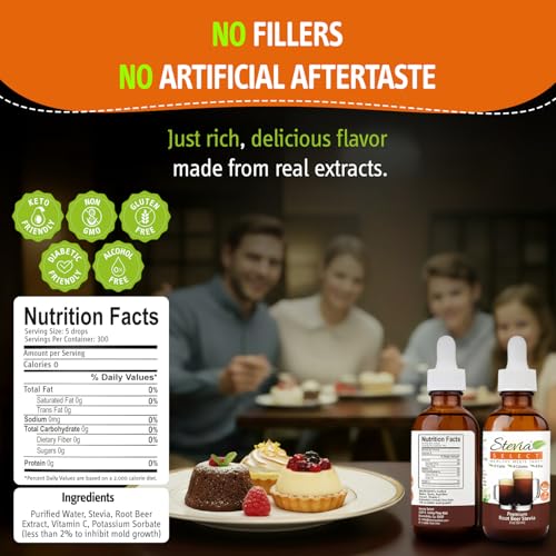 Root Beer Flavored Liquid Stevia (2 Fl Oz (Pack of 1))