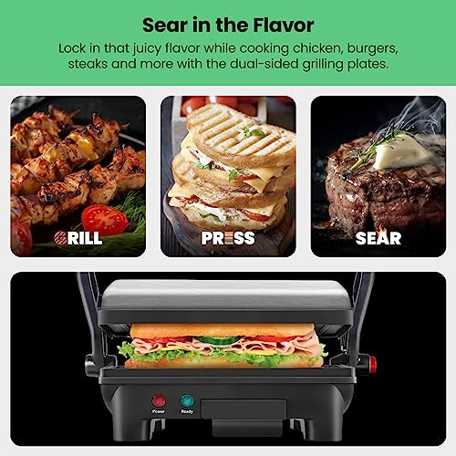 Electric Panini Press Grill (2 Slice)