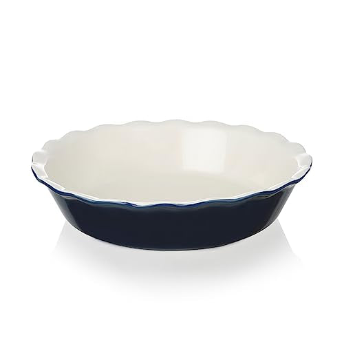 Sweejar Ceramic Pie Pan (Navy)
