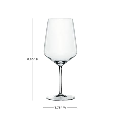 Style Red Wine Glasses Set of 4 (Red Wine Glasses)
