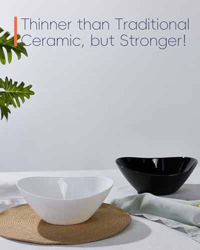 66 OZ Salad Bowl Set of 2 (Angel White / 66 OZ - Salad Bowls)