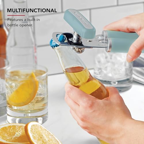 Classic Multifunction Can Opener and Bottle Opener Easy to Use (Mineral Water / 8.34-Inch)