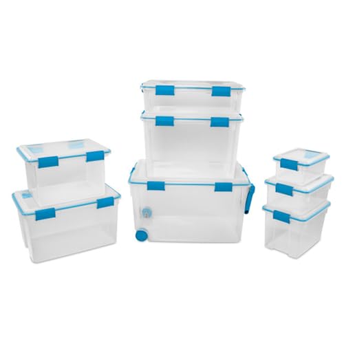 Gasket Storage Box with Lids for Home & Office (37 Quart)