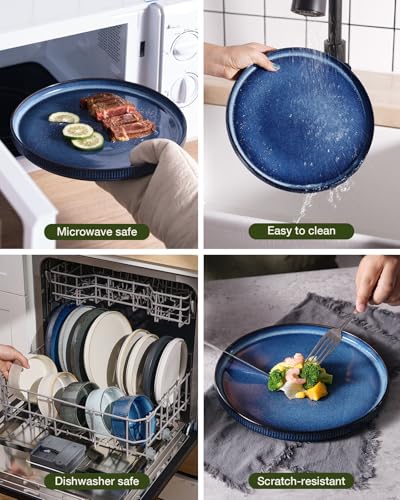Star Stoneware Dinnerware Set (Nebulas Blue)