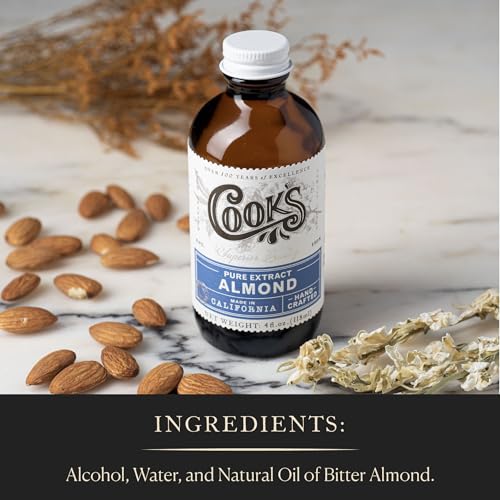 Pure Almond Extract for Baking & Cooking (16 Fl Oz (Pack of 1))