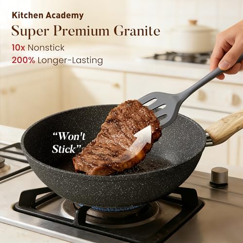 12pcs Pots and Pans Set Non Stick (Gray / 12 PCS Cookware Set)