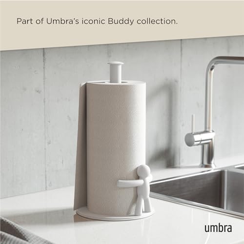Buddy Countertop Paper Towel Holder (White / White / Paper Towel Holder)