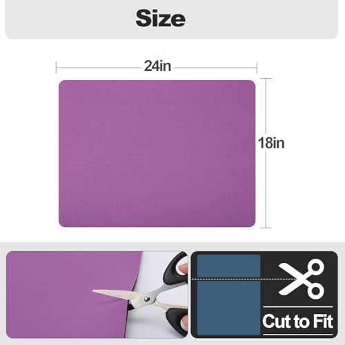 Dish Drying Mat for Kitchen Counter (Purple / 18" x 24")