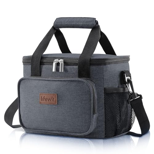 Insulated Lunch Box for Men (Dark Gray / Medium(9L))