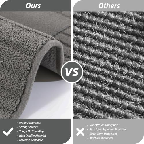 Kitchen Rugs 24"x71" (Grey / 24" X 71" (Rectangular))