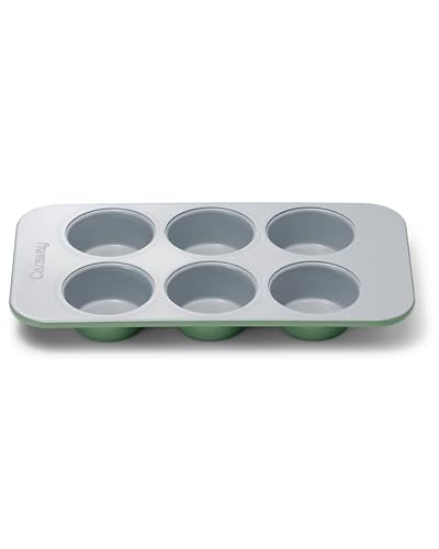 Non Stick Ceramic (Sage / Muffin Pan (6 Cup))
