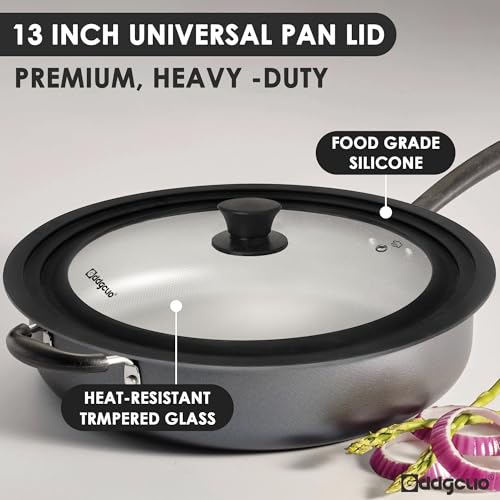 Universal Pan Lids (Black / 11''-12''-13'')