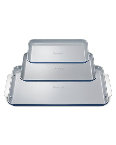 Non Stick Ceramic Baking Sheet Trio (Navy / Baking Sheet Trio)