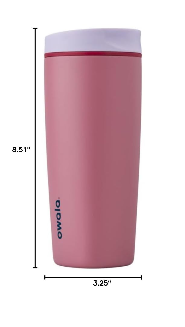 SmoothSip Slider Insulated Stainless Steel Coffee Tumbler (No Handle / 20 Ounces / Crochet Queen)