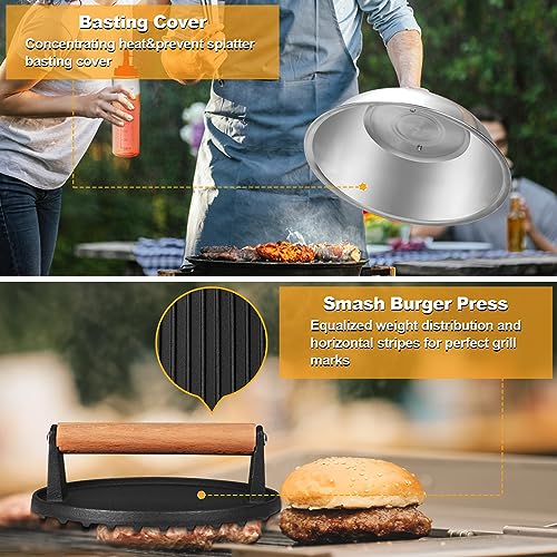 Griddle Accessories Kit (with Round Burger Press)