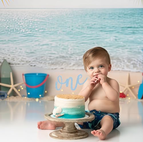 First Birthday Cake Topper (Light Blue)