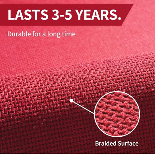 Kitchen Rugs Kitchen Mats for Floor Non Slip Washable Red 17"x30" (A- Red / 17"x30")