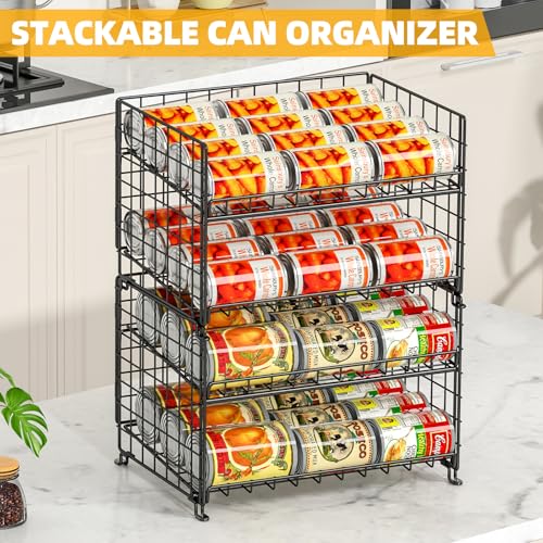 2 Pack Stackable Rack Organizer (2 Tier-2 Pack)