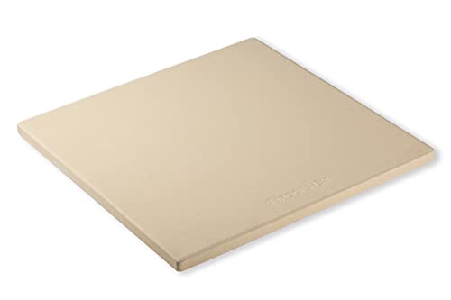 13.2" x 13.2" x 0.6" Square Cordierite Pizza Baking Stone Perfectly Compatible for Ooni Karu 12 Pizza Oven (13.2" x 13.2" x 0.6")