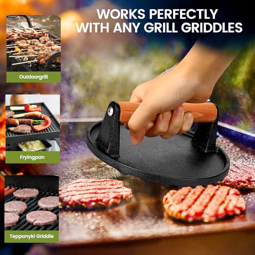 Blackstone Burger Press Set (Round & Rectangle)