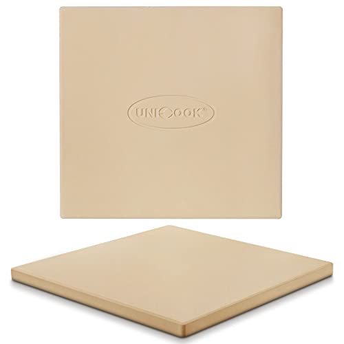 12"x12" Square Pizza Stone for Oven Grill (12" x 12" Square)