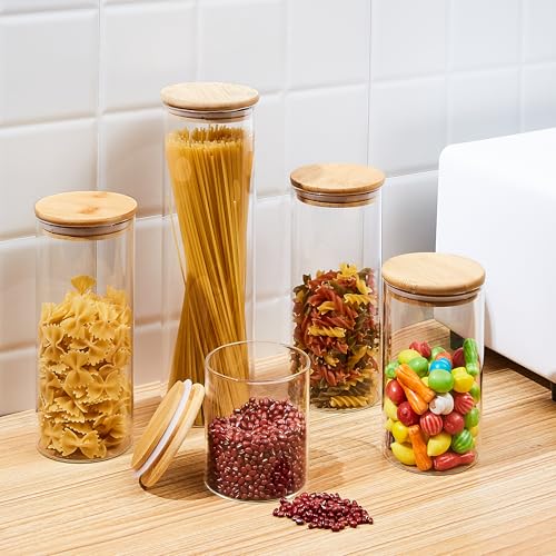 34oz Glass Food Storage Jars (34oz*8pc)