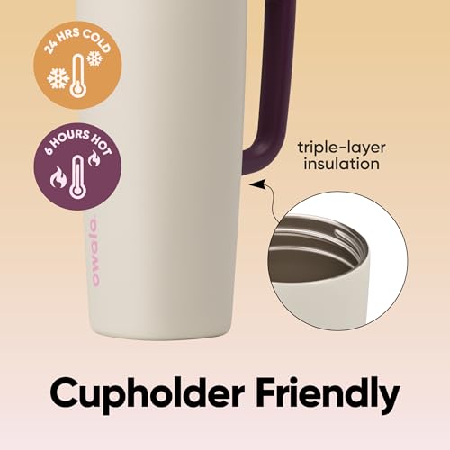 SmoothSip Slider Stainless Steel Insulated Travel Mug with Handle (With Handle / 24 Ounces / Daybreak)