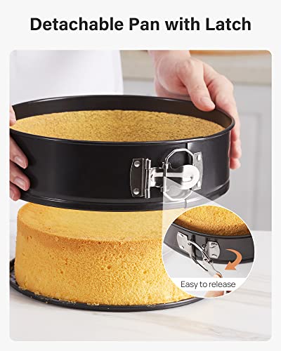 144PCs Cake Pan Set (4, 7, 9 Inch / 4"/7"/9" Cake Pan & Decorating Kit)