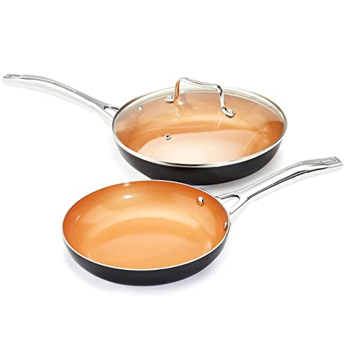 Ceramic Nonstick Cookware Set (10-Piece Set / Copper)