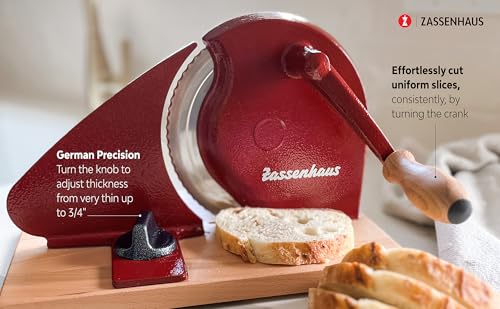 Original Classic Adjustable Bread Slicer for Uniform Slices (11.75" x 8" x 4.7" / Black)