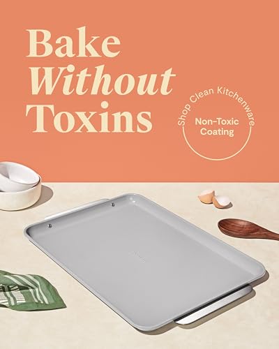 Non Stick Ceramic (Gray / Large 18" x 13")