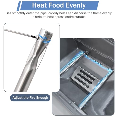 7635 Flavorizer Bars & 69785 Burner Tubes Kit for Weber Spirit 200 & Spirit II 200 (L1 7635&69785)