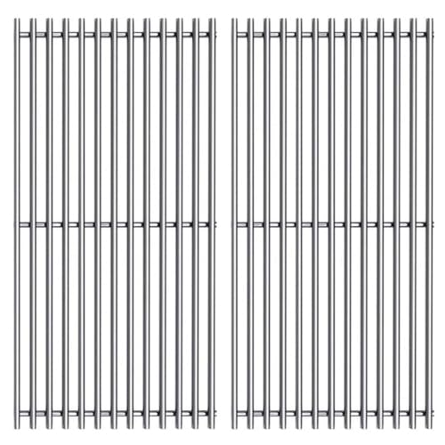 S6G550 (2-Pack) 19.2” Stainless Steel Cooking Grates for Weber Summit E-440, S-440, E-450, S-450, E-460, S-460, E-470, S-470 and Charmglow 720-0304 (19.2” x 23.6”)