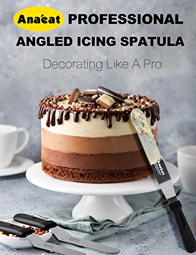 Icing Spatula (6"+8"+10" Blades & Scraper (Set of 7))