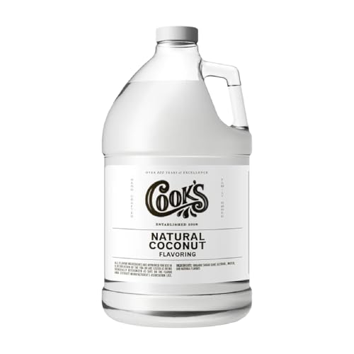 Coconut Flavoring for Baking & Ice Cream (128 Fl Oz (Pack of 1))