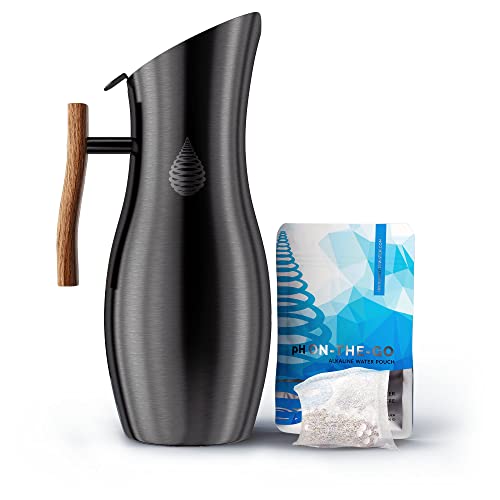Alkaline Water Filter Pitcher (1.9L / Black)