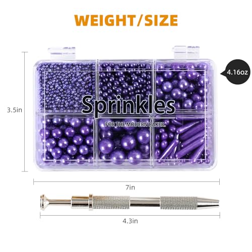 Purple Mix Sugar Sprinkles (Purple)