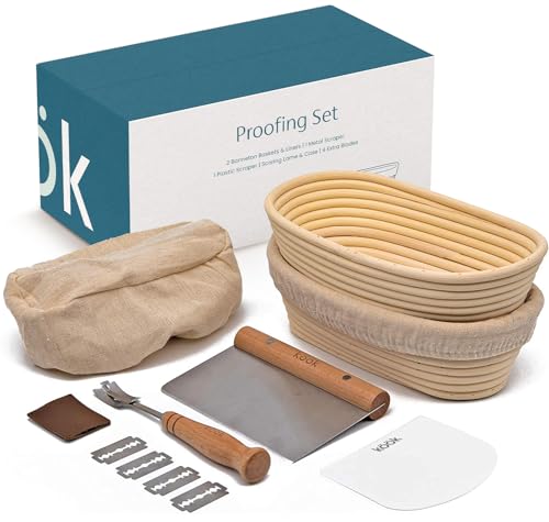 Banneton Bread Proofing Set (Oval Deluxe Set)