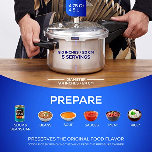 Ultra 4.75 Quart Pressure Cooker (4.8 Quarts)