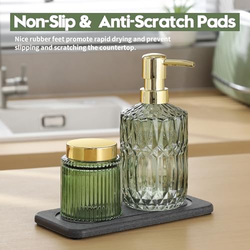 2Pack Diatomite Stone Coasters Water Absorbing Sink Tray for Kitchen & Bathroom Counter (2 Pack - Charcoal - 8"x 3.8")