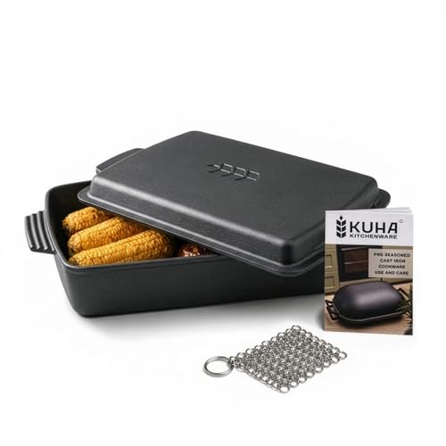Square Cast Iron Dutch Oven with Lid