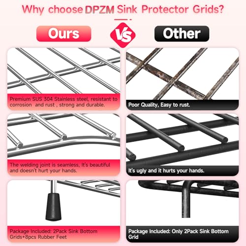 26.18'' x 14.76'' Stainless Steel Bottom Basin Rack (1Pack-26.18''x14.76'')