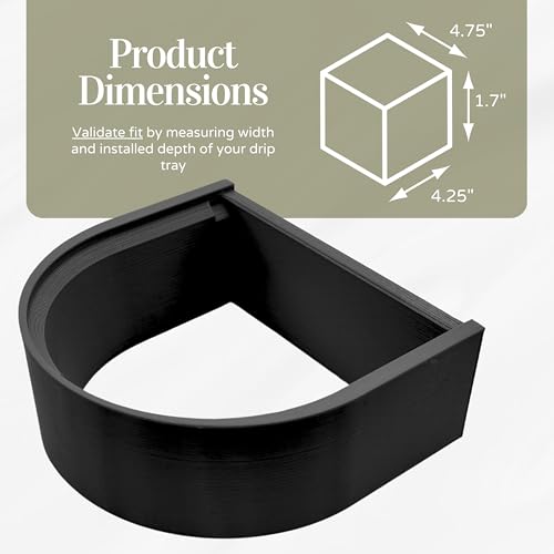 Drip Tray Mug (K-Supreme 1.7 Inches Tall / Black)