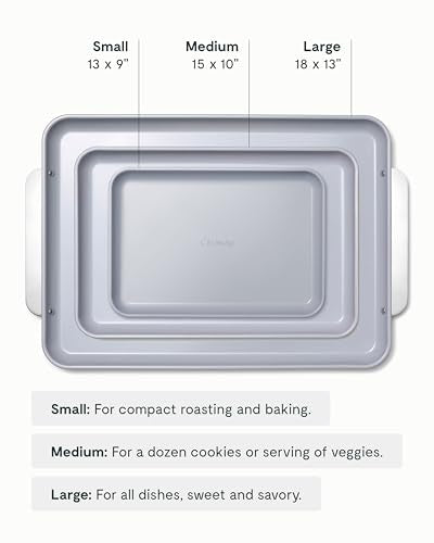 Non Stick Ceramic Baking Sheet Trio (Black / Baking Sheet Trio)
