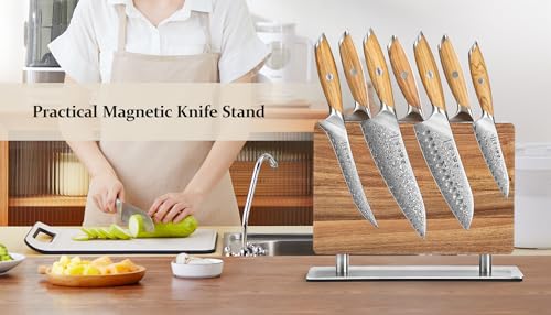 Strong Double Sided Magnetic Knife Block Without Knives (Double-sided Knife Holder)